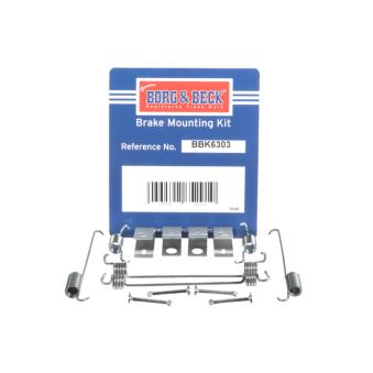 Kit d'accessoires, plaquette de frein à disque BORG & BECK BBK6303