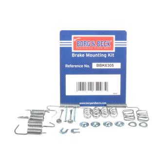 Kit d'accessoires, plaquette de frein à disque BORG & BECK BBK6305