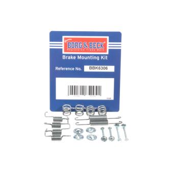 Kit d'accessoires, plaquette de frein à disque BORG & BECK BBK6306