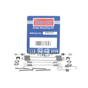 Kit d'accessoires, plaquette de frein à disque BORG & BECK BBK6327