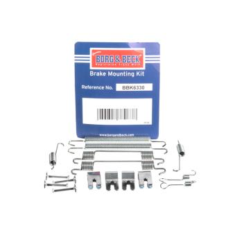 Kit d'accessoires, plaquette de frein à disque BORG & BECK BBK6330