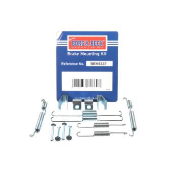 Kit d'accessoires, plaquette de frein à disque BORG & BECK BBK6337