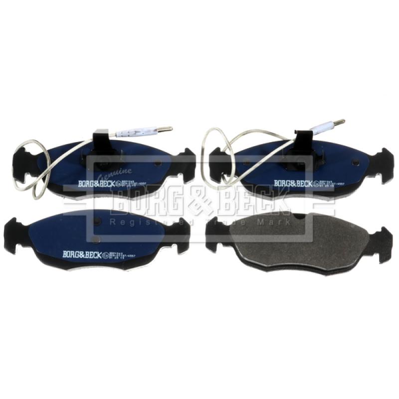 Jeu de 4 plaquettes de frein avant BORG & BECK BBP1069 - Visuel 1