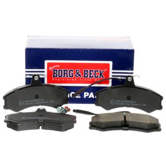 Jeu de 4 plaquettes de frein avant BORG & BECK OEM 95667764