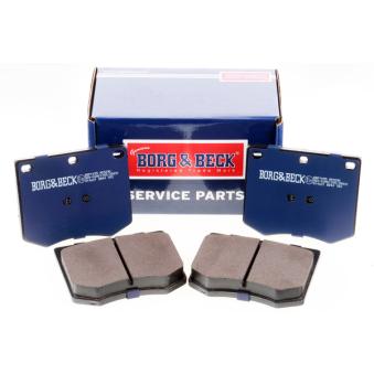 Jeu de 4 plaquettes de frein avant BORG & BECK BBP1095