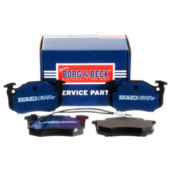 Jeu de 4 plaquettes de frein avant BORG & BECK OEM 7701203213