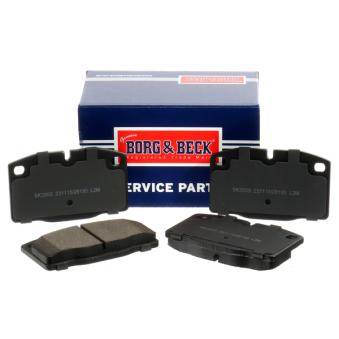 Jeu de 4 plaquettes de frein avant BORG & BECK OEM 1605791