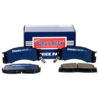 Jeu de 4 plaquettes de frein avant BORG & BECK OEM 0446528040