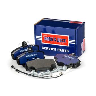 Jeu de 4 plaquettes de frein avant BORG & BECK OEM 7701206082