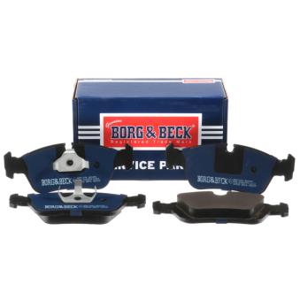 Jeu de 4 plaquettes de frein avant BORG & BECK OEM 34111161446