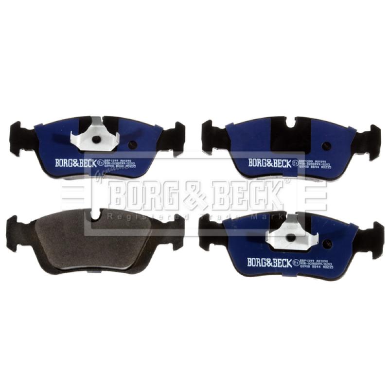 Jeu de 4 plaquettes de frein avant BORG & BECK BBP1399 - Visuel 1