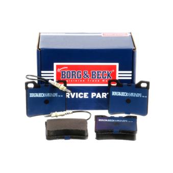 Jeu de 4 plaquettes de frein arrière BORG & BECK OEM 425193