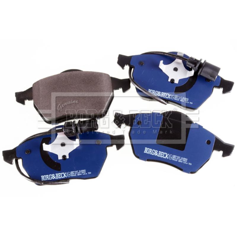 Jeu de 4 plaquettes de frein avant BORG & BECK BBP1447 - Visuel 1
