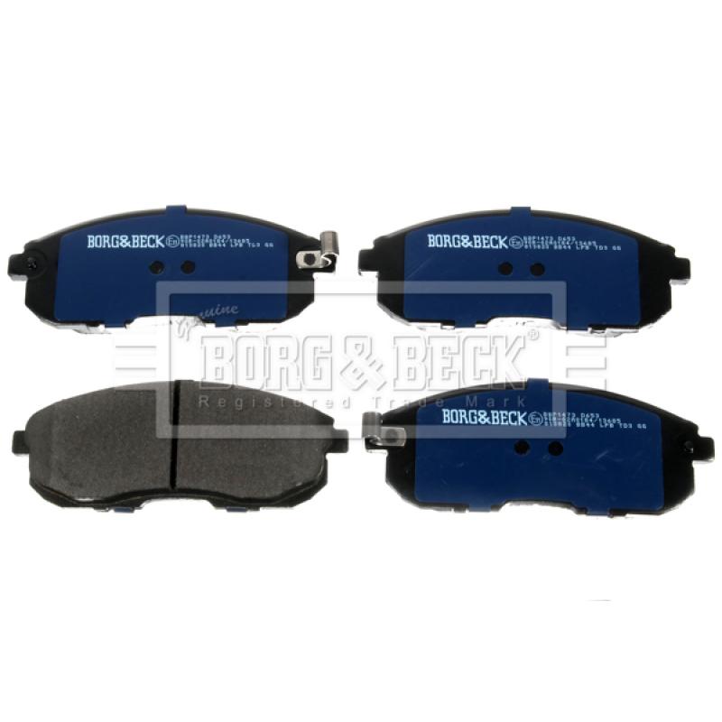 Jeu de 4 plaquettes de frein avant BORG & BECK BBP1473 - Visuel 1