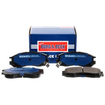 Jeu de 4 plaquettes de frein avant BORG & BECK BBP1484