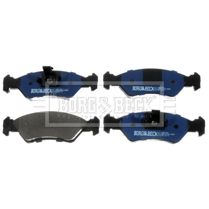 Jeu de 4 plaquettes de frein avant BORG & BECK BBP1510 - Visuel 1