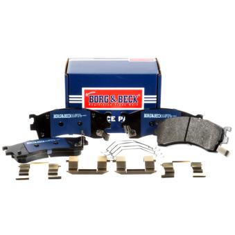 Jeu de 4 plaquettes de frein avant BORG & BECK OEM 5520060A41 Jeu de 4 plaquettes de frein avant BORG & BECK OEM 5520060A41