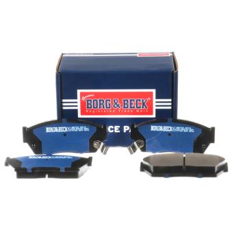 Jeu de 4 plaquettes de frein avant BORG & BECK OEM 5520086820