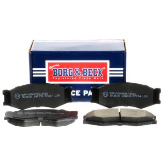 Jeu de 4 plaquettes de frein avant BORG & BECK OEM DA06M31E86