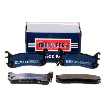 Jeu de 4 plaquettes de frein arrière BORG & BECK OEM NCY52648ZA