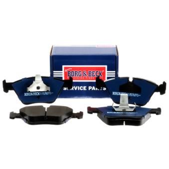 Jeu de 4 plaquettes de frein avant BORG & BECK OEM 34116750148
