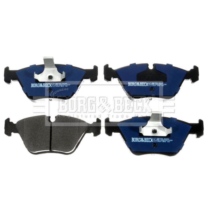 Jeu de 4 plaquettes de frein avant BORG & BECK BBP1590 - Visuel 1
