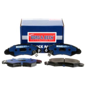 Jeu de 4 plaquettes de frein avant BORG & BECK OEM 5520080E10