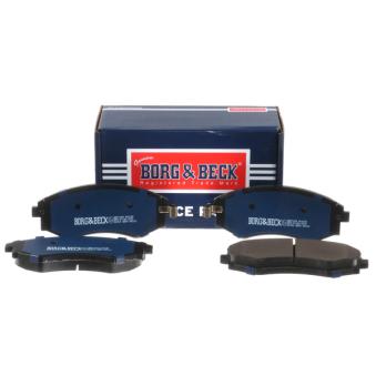 Jeu de 4 plaquettes de frein avant BORG & BECK OEM 581013CA80