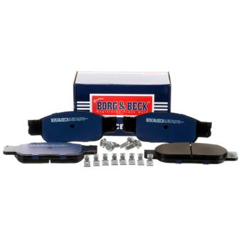 Jeu de 4 plaquettes de frein avant BORG & BECK OEM XR812435 Jeu de 4 plaquettes de frein avant BORG & BECK OEM XR812435