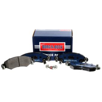 Jeu de 4 plaquettes de frein avant BORG & BECK OEM 09212697
