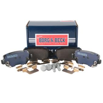 Jeu de 4 plaquettes de frein arrière BORG & BECK OEM 1605967