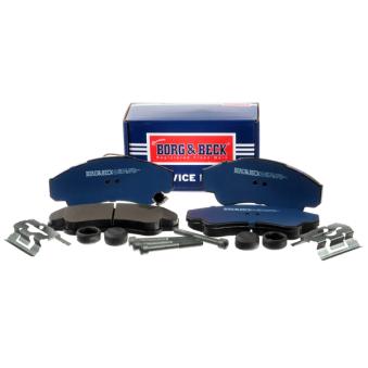 Jeu de 4 plaquettes de frein avant BORG & BECK OEM 77364859