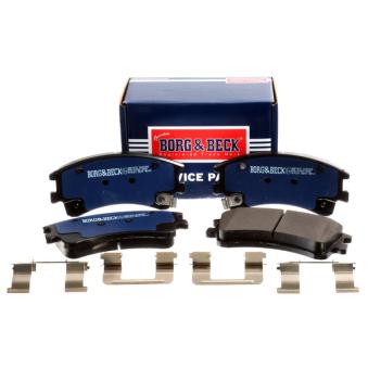 Jeu de 4 plaquettes de frein avant BORG & BECK OEM GJYF3328ZB