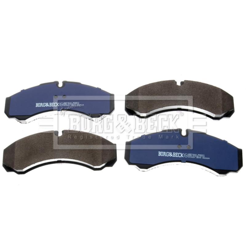 Jeu de 4 plaquettes de frein avant BORG & BECK BBP1862 - Visuel 1