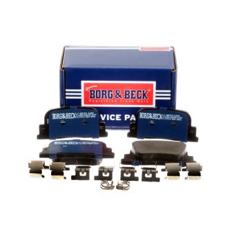 Jeu de 4 plaquettes de frein arrière BORG & BECK OEM 0446632040