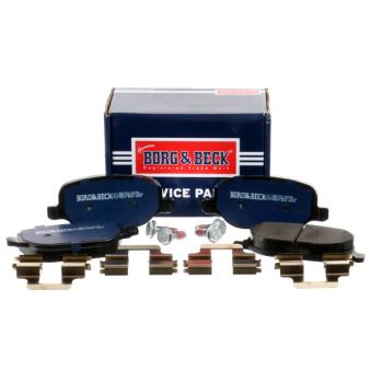 Jeu de 4 plaquettes de frein arrière BORG & BECK OEM 77363819
