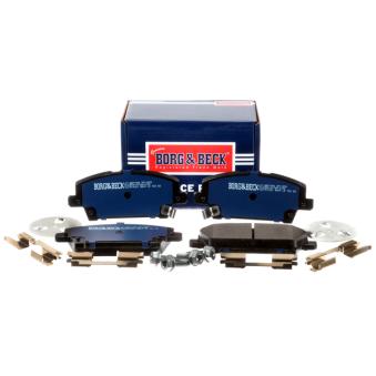 Jeu de 4 plaquettes de frein avant BORG & BECK OEM 45022SMGE01