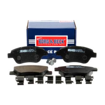 Jeu de 4 plaquettes de frein avant BORG & BECK OEM 77363992 Jeu de 4 plaquettes de frein avant BORG & BECK OEM 77363992
