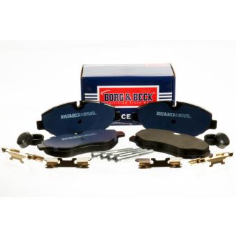 Jeu de 4 plaquettes de frein avant BORG & BECK OEM 42555881