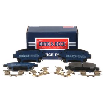 Jeu de 4 plaquettes de frein avant BORG & BECK OEM 0446513050