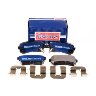 Jeu de 4 plaquettes de frein arrière BORG & BECK OEM 583022YA70