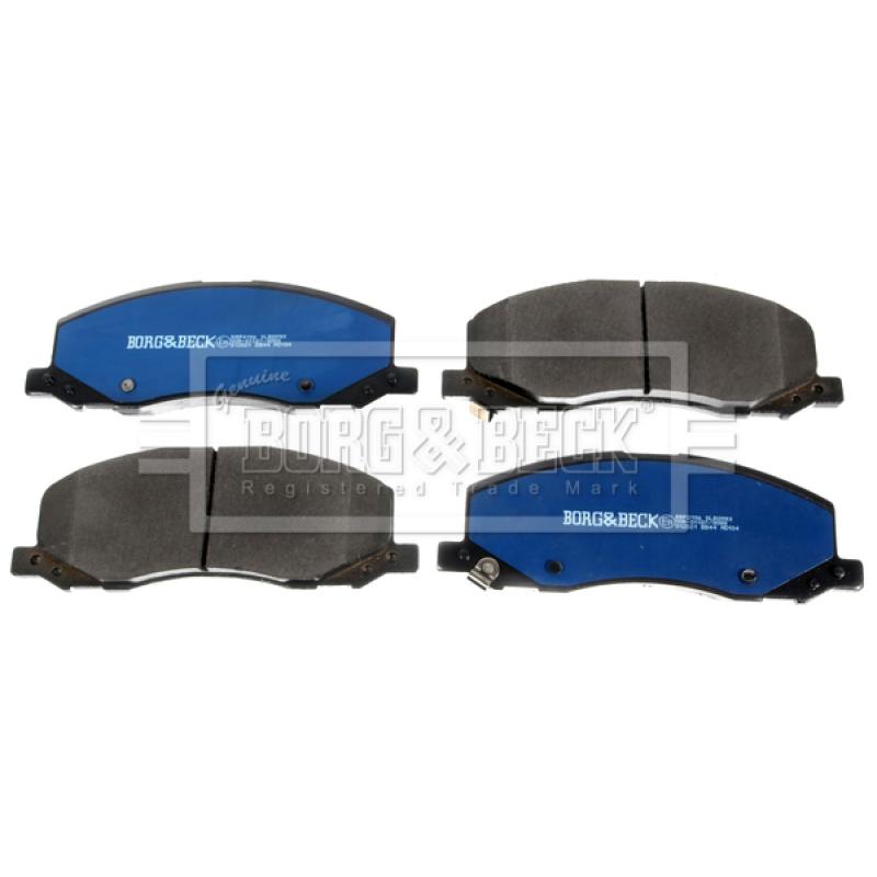 Jeu de 4 plaquettes de frein avant BORG & BECK BBP2106 - Visuel 1