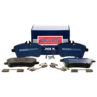 Jeu de 4 plaquettes de frein avant BORG & BECK OEM A1694200820