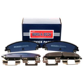 Jeu de 4 plaquettes de frein avant BORG & BECK OEM 05137666AA