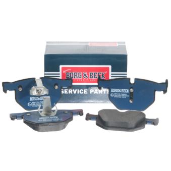 Jeu de 4 plaquettes de frein arrière BORG & BECK OEM 34212413040 Jeu de 4 plaquettes de frein arrière BORG & BECK OEM 34212413040