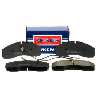 Jeu de 4 plaquettes de frein avant BORG & BECK OEM 5001844747