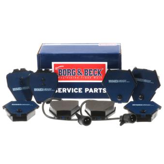 Jeu de 4 plaquettes de frein avant BORG & BECK OEM 4B3698151