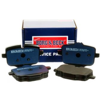 Jeu de 4 plaquettes de frein arrière BORG & BECK OEM 34216867175