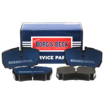 Jeu de 4 plaquettes de frein arrière BORG & BECK OEM 1718023