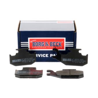 Jeu de 4 plaquettes de frein avant BORG & BECK OEM 410607828R